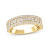 Thumbnail Image 1 of Baguette & Round-Cut Diamond Anniversary Band 1 ct tw 14K Yellow Gold