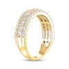 Thumbnail Image 2 of Baguette & Round-Cut Diamond Anniversary Band 1 ct tw 14K Yellow Gold