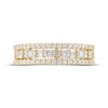 Thumbnail Image 3 of Baguette & Round-Cut Diamond Anniversary Band 1 ct tw 14K Yellow Gold