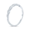 Thumbnail Image 2 of Diamond Twist Anniversary Band 1/20 ct tw 14K White Gold