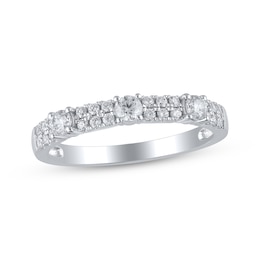 Diamond Anniversary Band 1/2 ct tw  14K White Gold