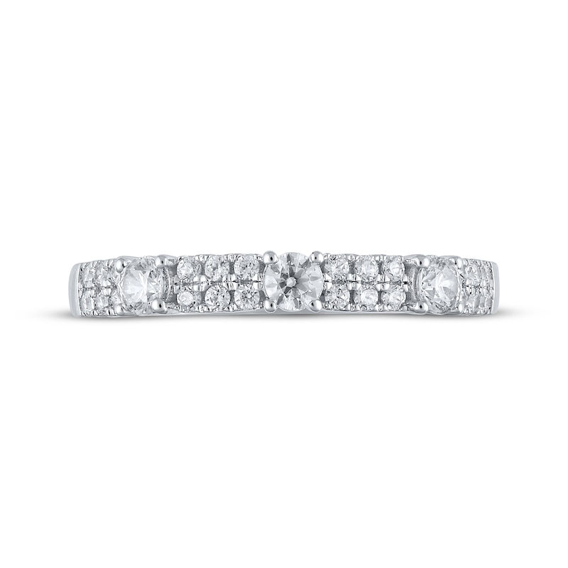 Main Image 3 of Diamond Anniversary Band 1/2 ct tw  14K White Gold