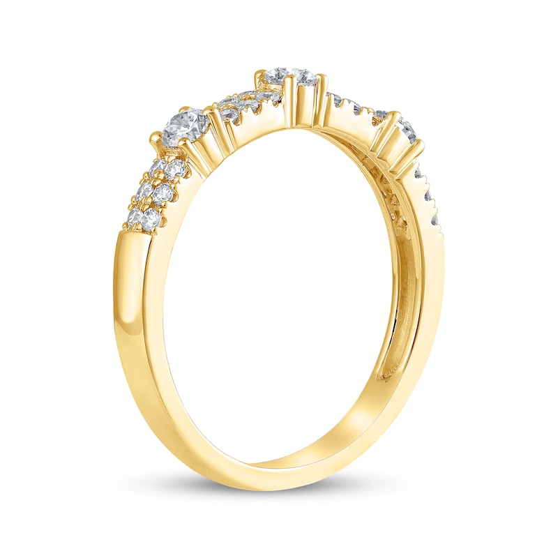 Main Image 2 of Diamond Anniversary Band 1/2 ct tw  14K Yellow Gold