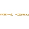 Thumbnail Image 3 of Hollow Greek Key Pattern Mariner Chain Necklace 7mm 10K Yellow Gold 22&quot;