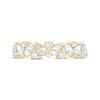 Thumbnail Image 4 of Monique Lhuillier Bliss Marquise & Round-Cut Lab-Grown Diamond Anniversary Ring 1 ct tw 18K Yellow Gold