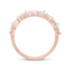 Thumbnail Image 3 of Monique Lhuillier Bliss Marquise & Round-Cut Lab-Grown Diamond Anniversary Ring 1 ct tw 18K Rose Gold