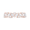 Thumbnail Image 4 of Monique Lhuillier Bliss Marquise & Round-Cut Lab-Grown Diamond Anniversary Ring 1 ct tw 18K Rose Gold