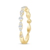 Thumbnail Image 2 of Monique Lhuillier Bliss Lab-Grown Diamond Wedding Band 1/2 ct tw 18K Yellow Gold