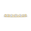 Thumbnail Image 4 of Monique Lhuillier Bliss Lab-Grown Diamond Wedding Band 1/2 ct tw 18K Yellow Gold