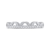 Thumbnail Image 3 of Diamond Two-Row Anniversary Ring 1/4 ct tw 10K White Gold