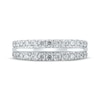 Thumbnail Image 2 of Diamond Two-Row Anniversary Ring 1 ct tw 14K White Gold