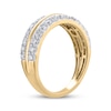 Thumbnail Image 1 of Diamond Two-Row Anniversary Ring 1 ct tw 14K Yellow Gold