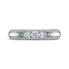 Thumbnail Image 3 of Pear-Shaped & Round-Cut Diamond Three-Stone Anniversary Ring 3/8 ct tw 10K White Gold