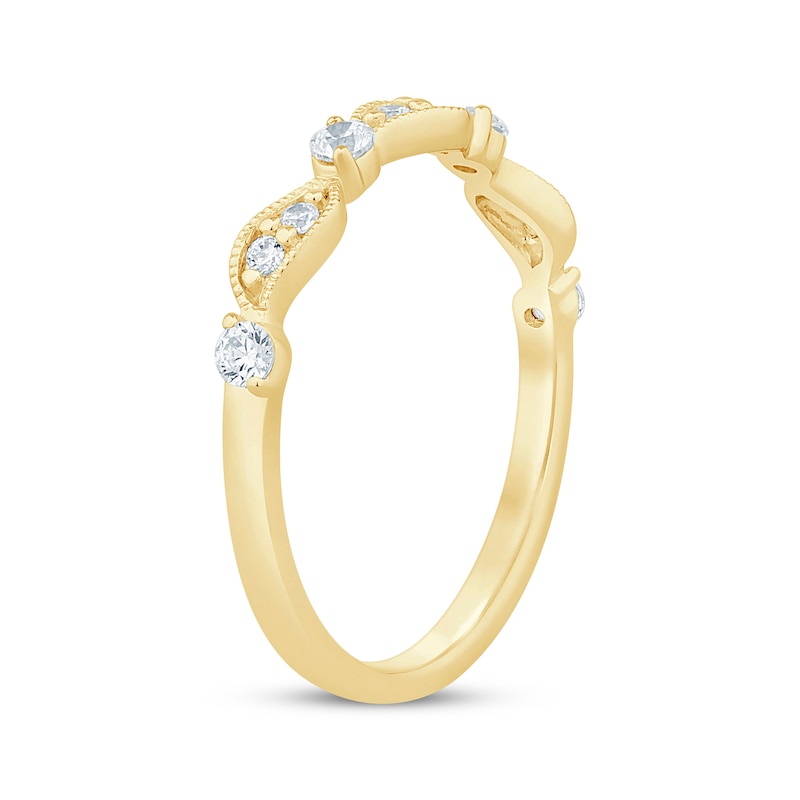 Diamond Anniversary Ring 1/4 ct tw 10K Yellow Gold