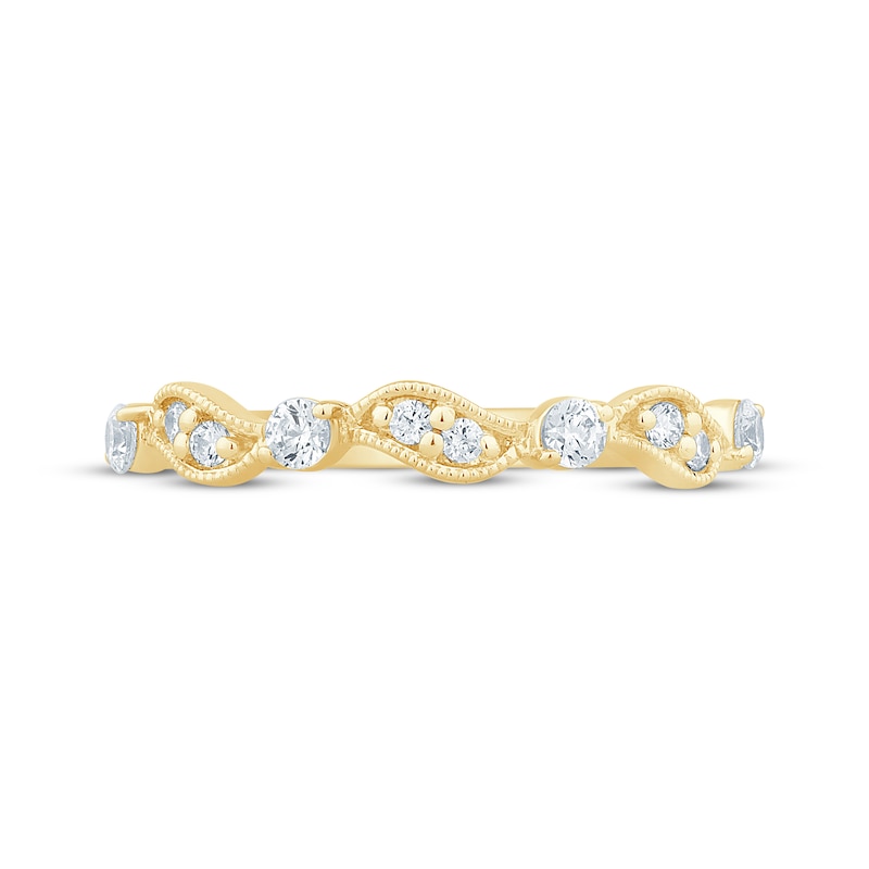 Diamond Anniversary Ring 1/4 ct tw 10K Yellow Gold