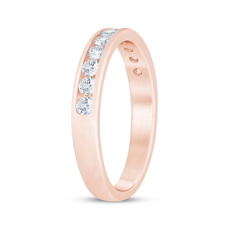 Main Image 2 of Diamond Anniversary Ring 1/2 ct tw 14K Rose Gold