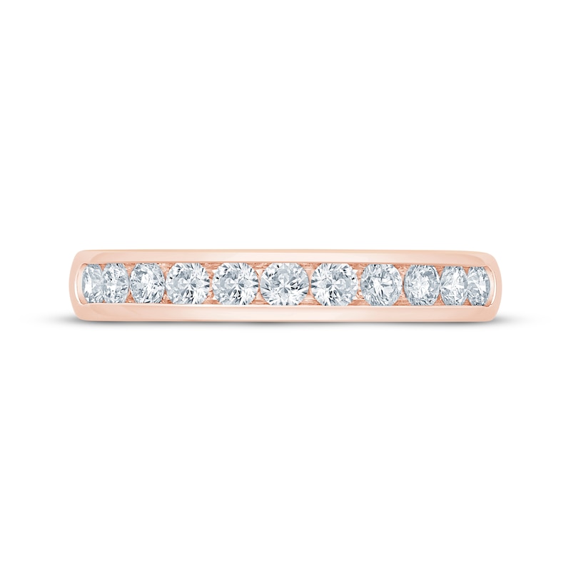 Main Image 3 of Diamond Anniversary Ring 1/2 ct tw 14K Rose Gold