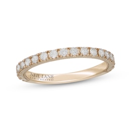 Neil Lane Artistry Lab-Created Diamond Wedding Band 1/2 ct tw 14K Yellow Gold