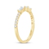 Thumbnail Image 2 of Baguette & Round-Cut Diamond Deconstructed Anniversary Ring 1/3 ct tw 14K Yellow Gold