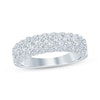 Thumbnail Image 1 of Multi-Row Diamond Anniversary Ring 3/4 ct tw 14K White Gold