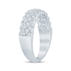 Thumbnail Image 2 of Multi-Row Diamond Anniversary Ring 3/4 ct tw 14K White Gold