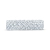 Thumbnail Image 3 of Multi-Row Diamond Anniversary Ring 3/4 ct tw 14K White Gold