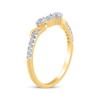 Thumbnail Image 2 of Diamond Contour Anniversary Ring 1/3 ct tw 14K Yellow Gold