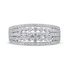 Thumbnail Image 3 of Diamond Five-Row Anniversary Ring 1 ct tw 14K White Gold