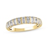 Thumbnail Image 1 of Baguette & Round-Cut Diamond Anniversary Ring 1/2 ct tw 14K Yellow Gold