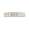 Thumbnail Image 3 of Baguette & Round-Cut Diamond Anniversary Ring 1/2 ct tw 14K Yellow Gold