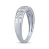 Thumbnail Image 2 of Now + Forever Baguette & Round-Cut Diamond Anniversary Ring 1/2 ct tw 14K White Gold