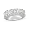 Thumbnail Image 0 of Men's Neil Lane Artistry Baguette & Round-Cut  Lab-Grown diamond Wedding Band 2 ct tw 14K White Gold