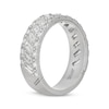 Thumbnail Image 1 of Men's Neil Lane Artistry Baguette & Round-Cut  Lab-Grown diamond Wedding Band 2 ct tw 14K White Gold