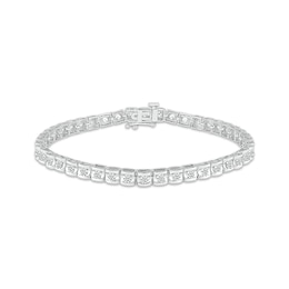 Lab-Grown Diamonds by KAY Link Bracelet 2 ct tw 10K White Gold 7&quot;