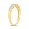 Thumbnail Image 2 of Baguette & Round-Cut Diamond Anniversary Ring 5/8 ct tw 14K Yellow Gold