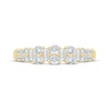 Thumbnail Image 3 of Baguette & Round-Cut Diamond Anniversary Ring 5/8 ct tw 14K Yellow Gold