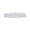 Thumbnail Image 3 of Now + Forever Baguette & Round-Cut Diamond Anniversary Ring 5/8 ct tw 14K White Gold