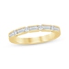 Thumbnail Image 1 of Now + Forever Baguette & Round-Cut Diamond Anniversary Ring 1/2 ct tw 14K Yellow Gold