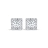 Thumbnail Image 1 of Lab-Created Diamonds by KAY Princess-Cut Stud Earrings 1 ct tw 14K White Gold (F/SI2)