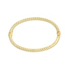 Thumbnail Image 1 of Reaura Diamond Twist Bangle Bracelet 14K Yellow Gold