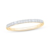 Thumbnail Image 0 of Baguette & Round-Cut Diamond Anniversary Ring 1/6 ct tw 10K Yellow Gold