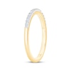 Thumbnail Image 1 of Baguette & Round-Cut Diamond Anniversary Ring 1/6 ct tw 10K Yellow Gold