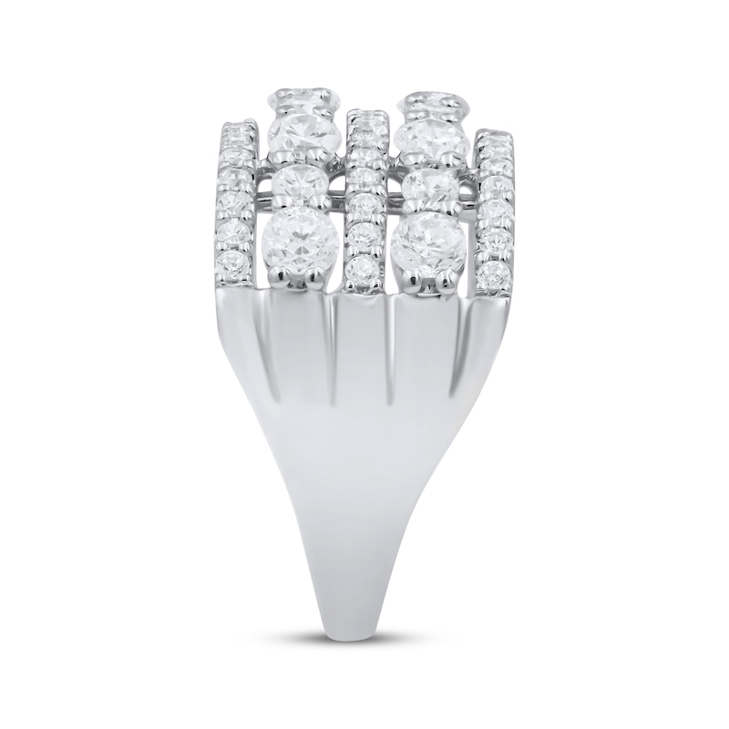 Main Image 2 of Now + Forever Diamond Multi-Row Anniversary Ring 2 ct tw 14K White Gold