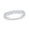 Thumbnail Image 1 of Diamond Twist Anniversary Ring 3/8 ct tw 14K White Gold