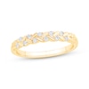 Thumbnail Image 1 of Diamond Leaf Anniversary Ring 1/8 ct tw 10K Yellow Gold