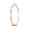 Thumbnail Image 2 of Baguette & Round-Cut Diamond Anniversary Ring 1/10 ct tw 10K Rose Gold