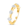 Thumbnail Image 2 of Lab-Grown Diamonds by KAY Anniversary Station Ring 1-1/4 ct tw 14K Yellow Gold