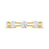 Thumbnail Image 3 of Lab-Grown Diamonds by KAY Anniversary Station Ring 1-1/4 ct tw 14K Yellow Gold