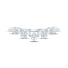 Thumbnail Image 3 of Marquise & Round-Cut Diamond Contour Ring 1/3 ct tw 14K White Gold