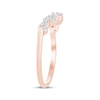 Thumbnail Image 2 of Marquise & Round-Cut Diamond Contour Ring 1/3 ct tw 14K Rose Gold